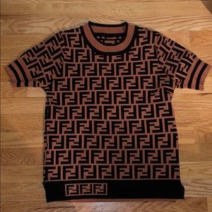 NWOT Fendi Print Top
